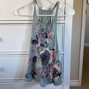 Gorgeous blue woven top Urban Outfitters